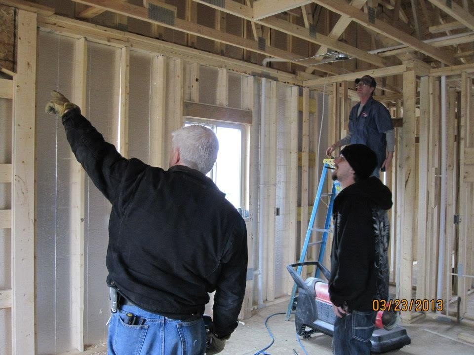Electrical work during new construction